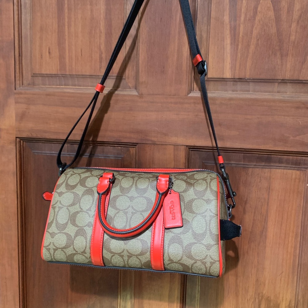 Coach leather bag, new with tags. 100% Authentic Limited Edition.